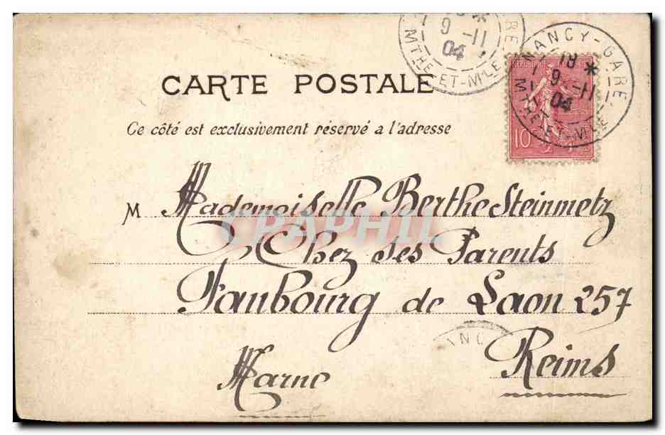 CPA Militaria Croix Rouge Infirmier — Verso