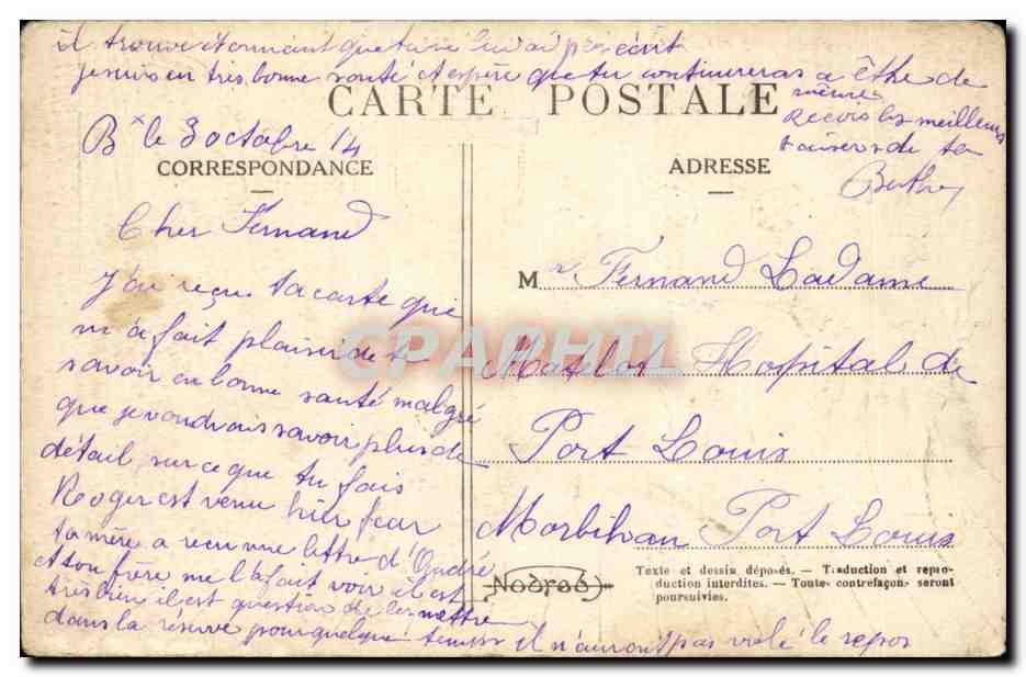 CPA Militaria Illustrateur Jarry Anestin SEs aventures au regiment  — Rückseite
