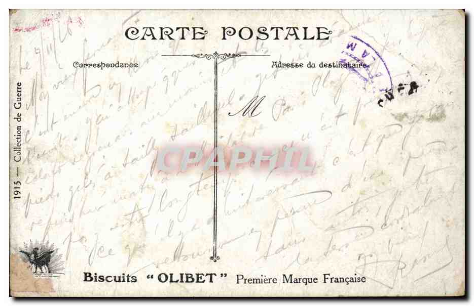 CPA Militaria Une bonne partie (cavaliers chevaux cheval) — Rückseite