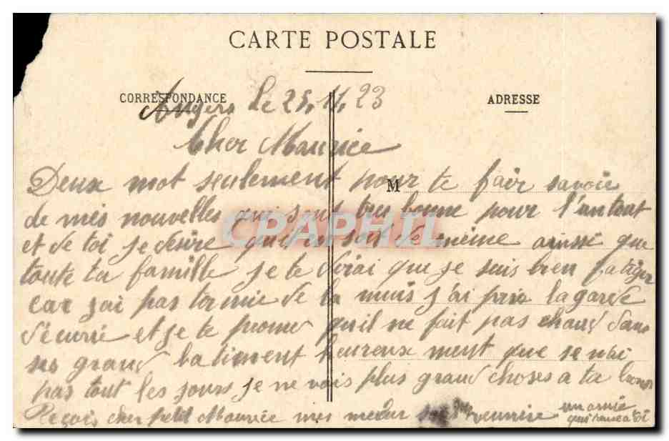 Nos Cavaliers — Le dressage des jeunes chevaux — E. A. PARIS, déposé — Verso