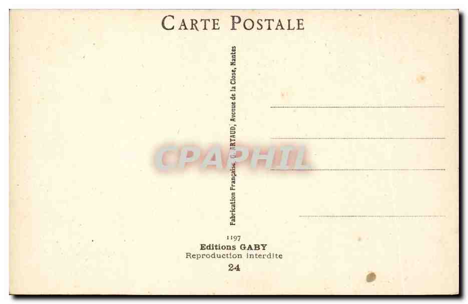 CPA Militaria Le fusil mitrailleur — Rückseite