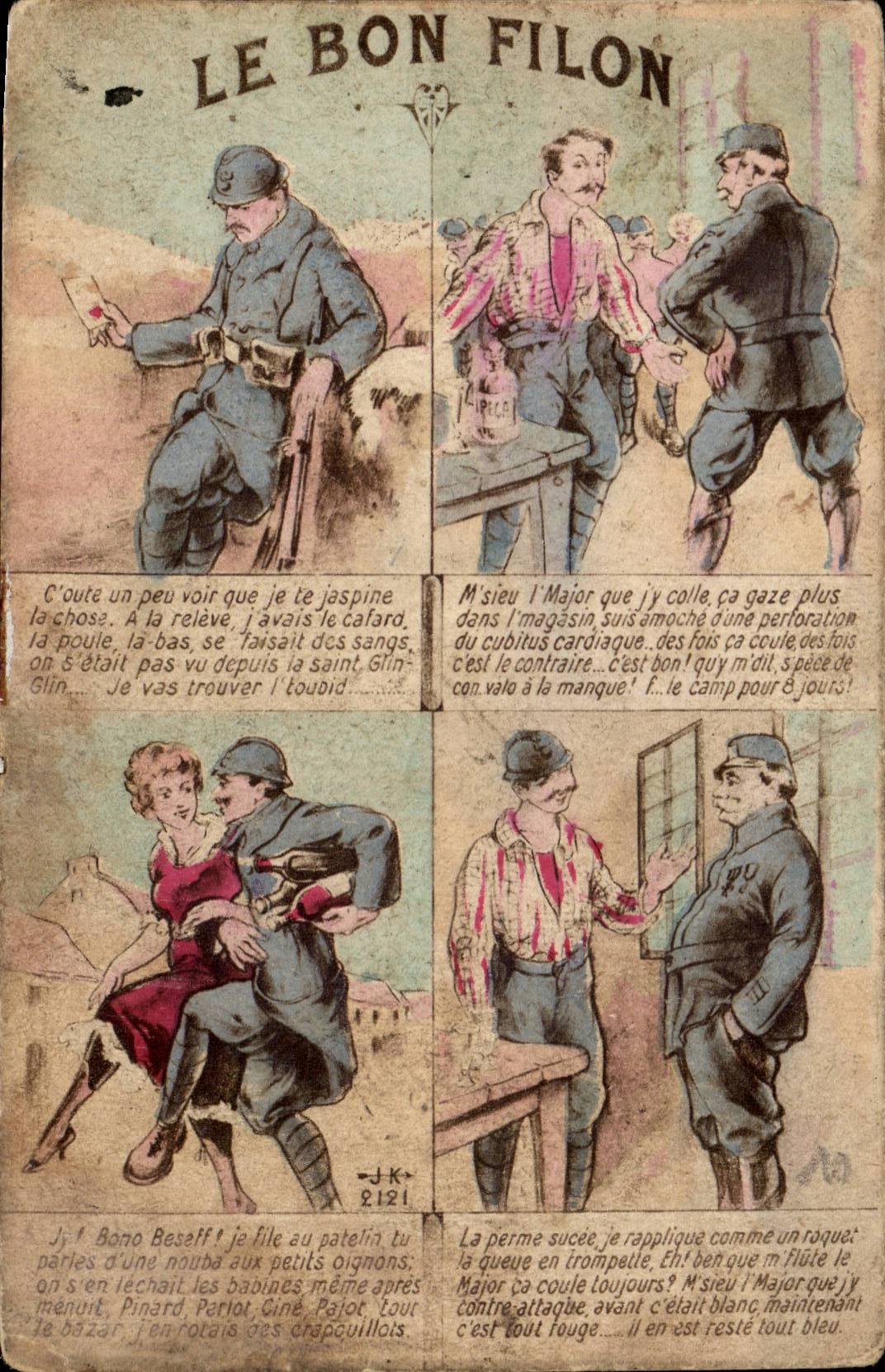 Le Bon Filon — bande dessinée humoristique — A.H. Katz, n° 2121