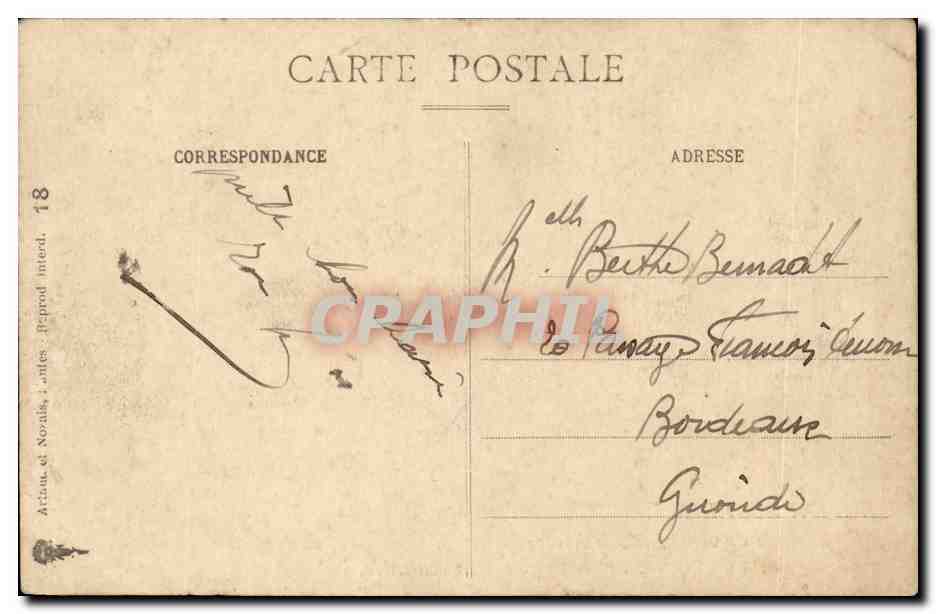 CPA Militaria La Marine Francaise A l'infirmerie — Rückseite