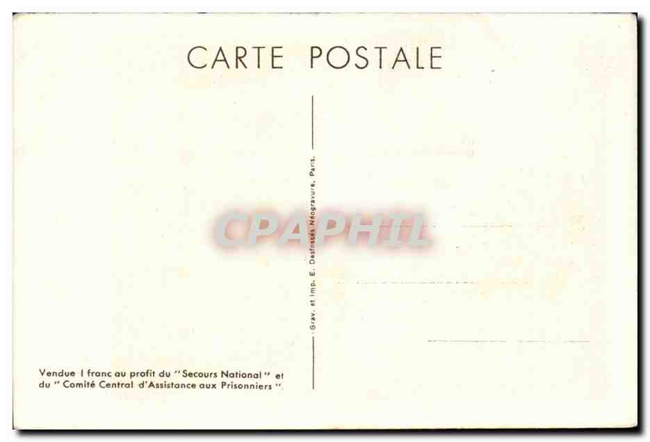 CPA Militaira Marechal Petain La patience est peut etre aujourd'hui la forme la plus necessaire de courage — Rückseite