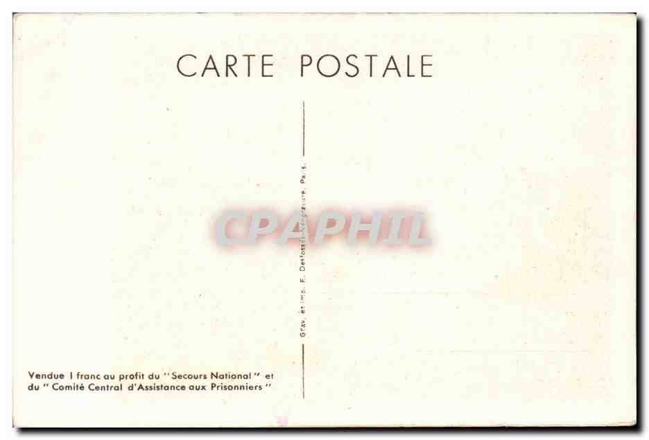 CPA Militaira Marechal Petain La patience est peut etre aujourd'hui la forme la plus necessaire du courage — Rückseite
