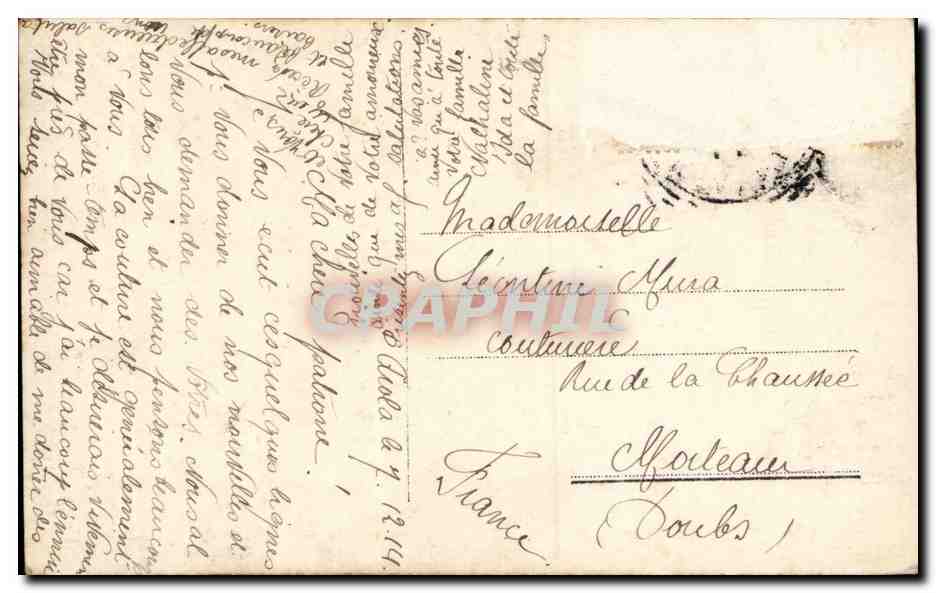 CPA Militaria TRipoli TRipolitania italie Italia — Verso