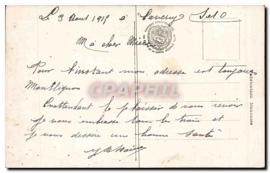 CPA Militaria L'eleve Victorieux (Napoleon) — Verso