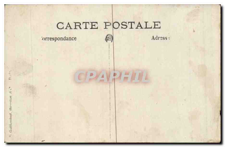 Scène de campagne — travailleurs dans un champ — éditeur Guilliaudnot, Paris — Verso