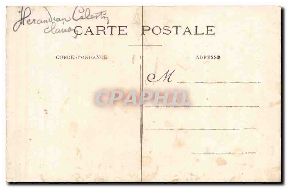 Observation 1ère ligne — Carte postale de 1916 — Reverso