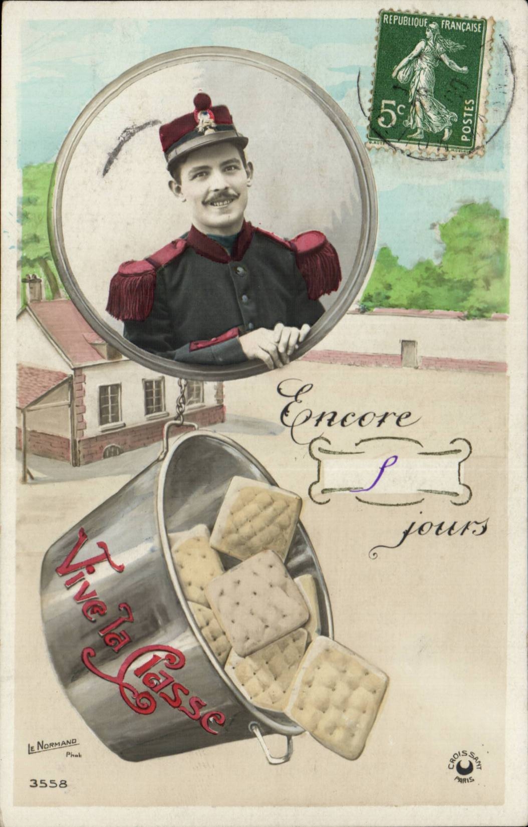 CPA Militaria Vive la classe