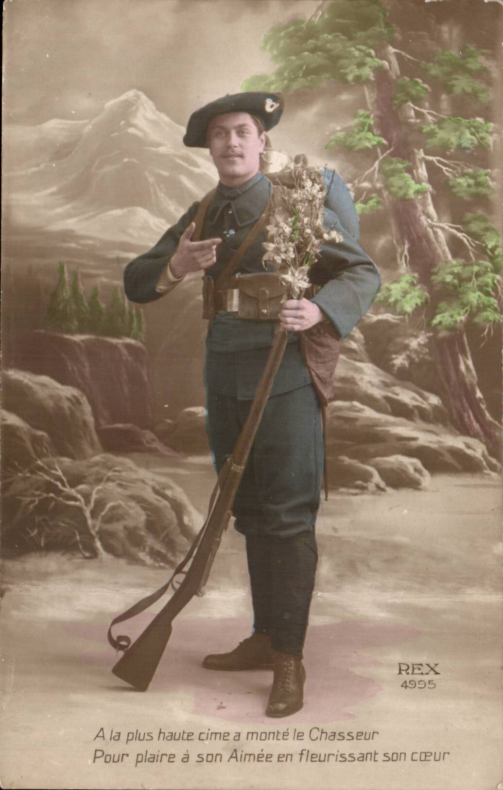 Chasseur en montagne — REX 4995