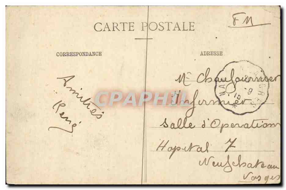 Cimitero Militare di Bayon — L'Ingresso — Mort pour la Patrie — Verso