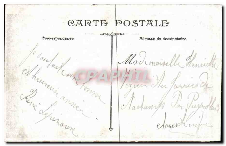 CPA Militaria Cavalerie Dragons Le pansage (chevaux cheval) — Verso