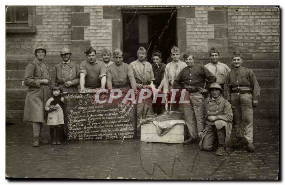 CPA Militaria CARTE PHOTO Regiment