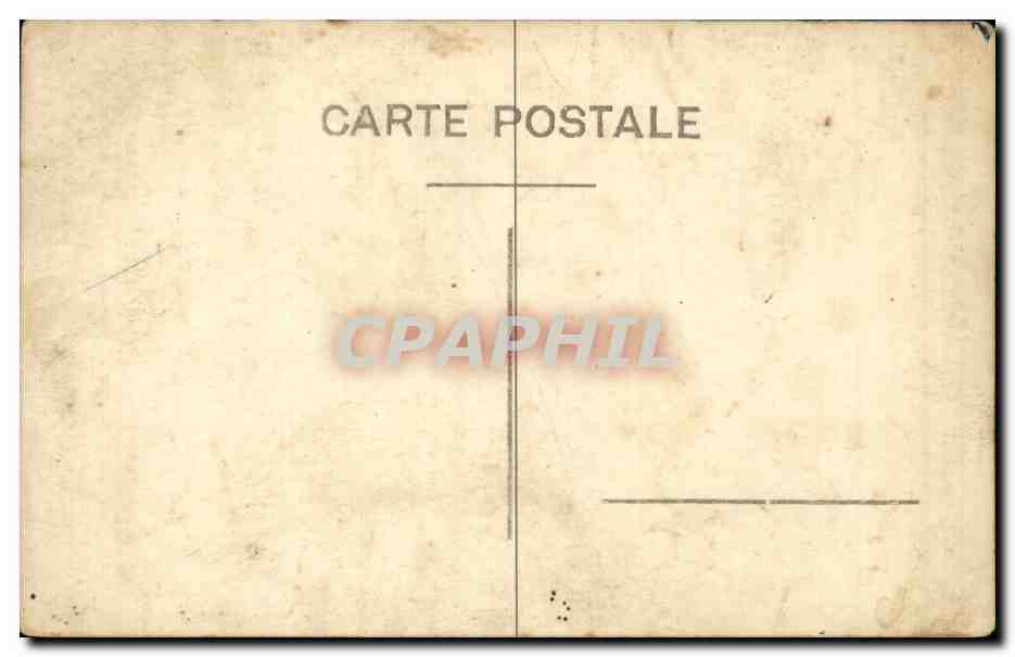 CPA Militaria CARTE PHOTO Regiment — Rückseite