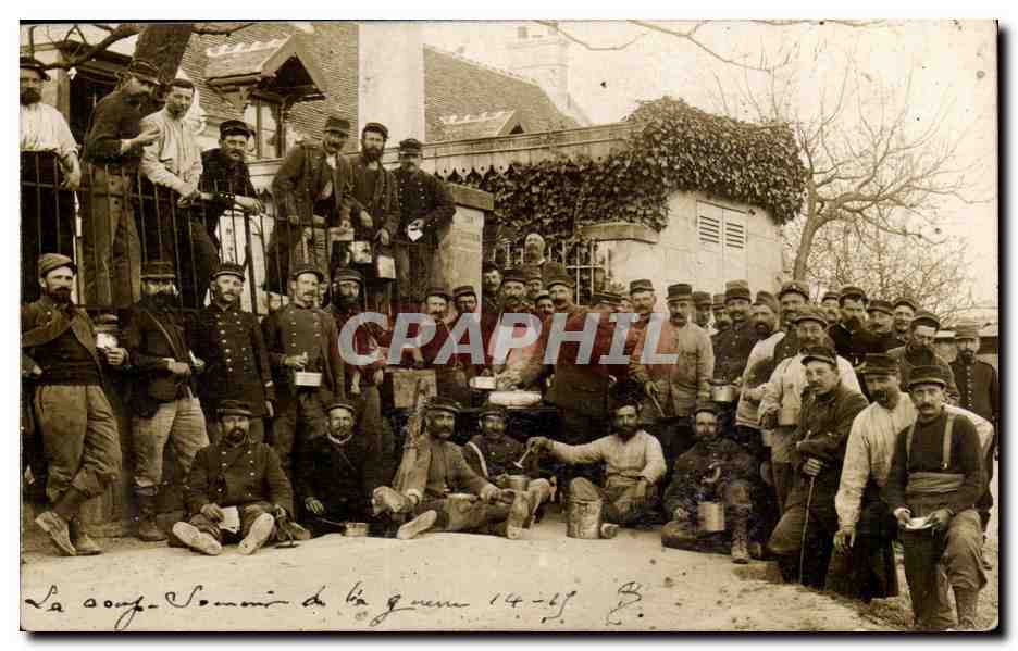 Soupe-Sommière de la guerre 14-18 — sans éditeur ni numéro de série visible