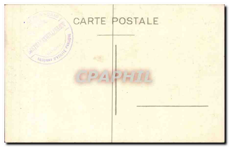CPA Militaria CARTE PHOTO Monument patriotique — Rückseite