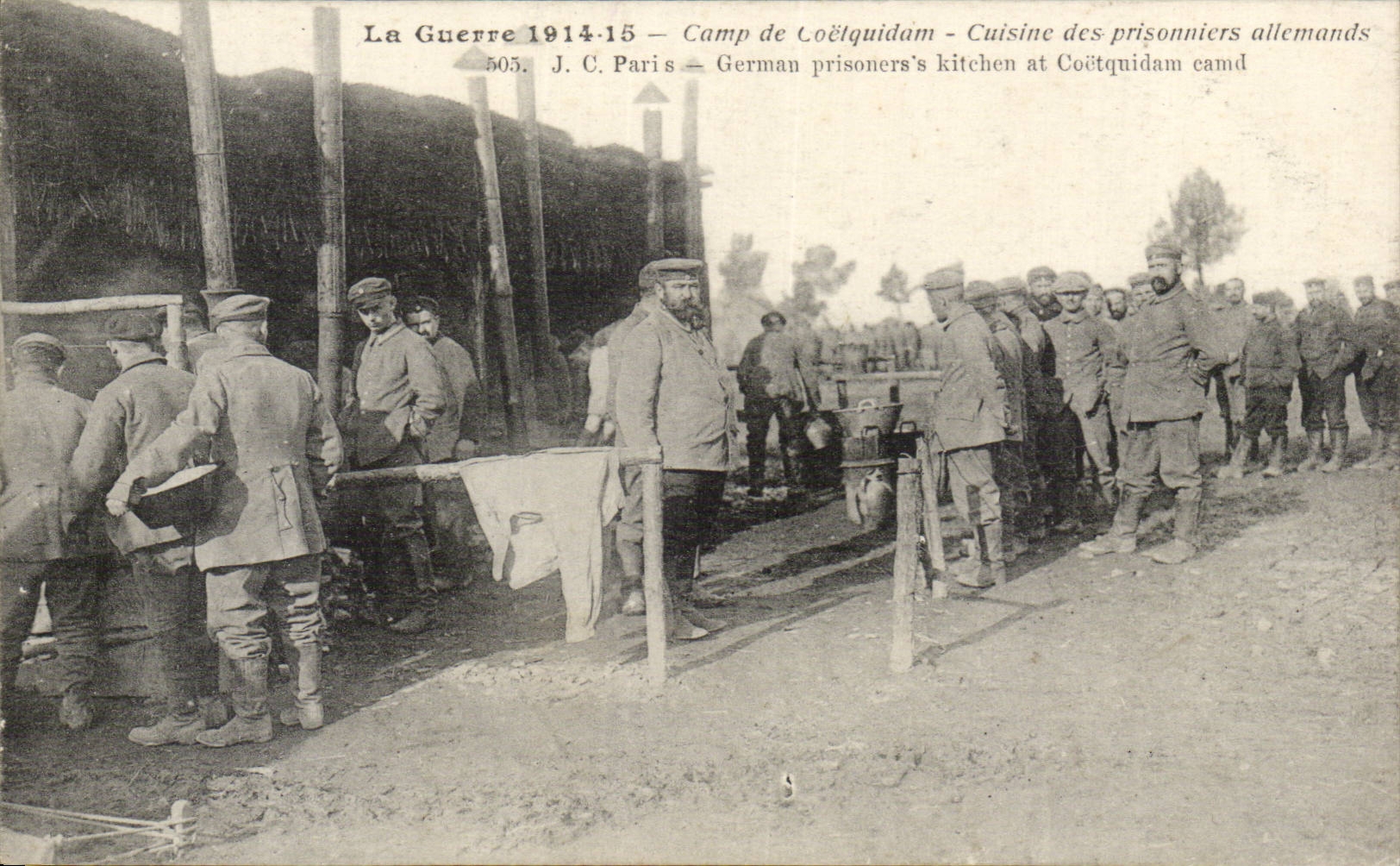 Camp de Coëtquidam — Cuisine des prisonniers allemands — J. C. Paris, n° 505