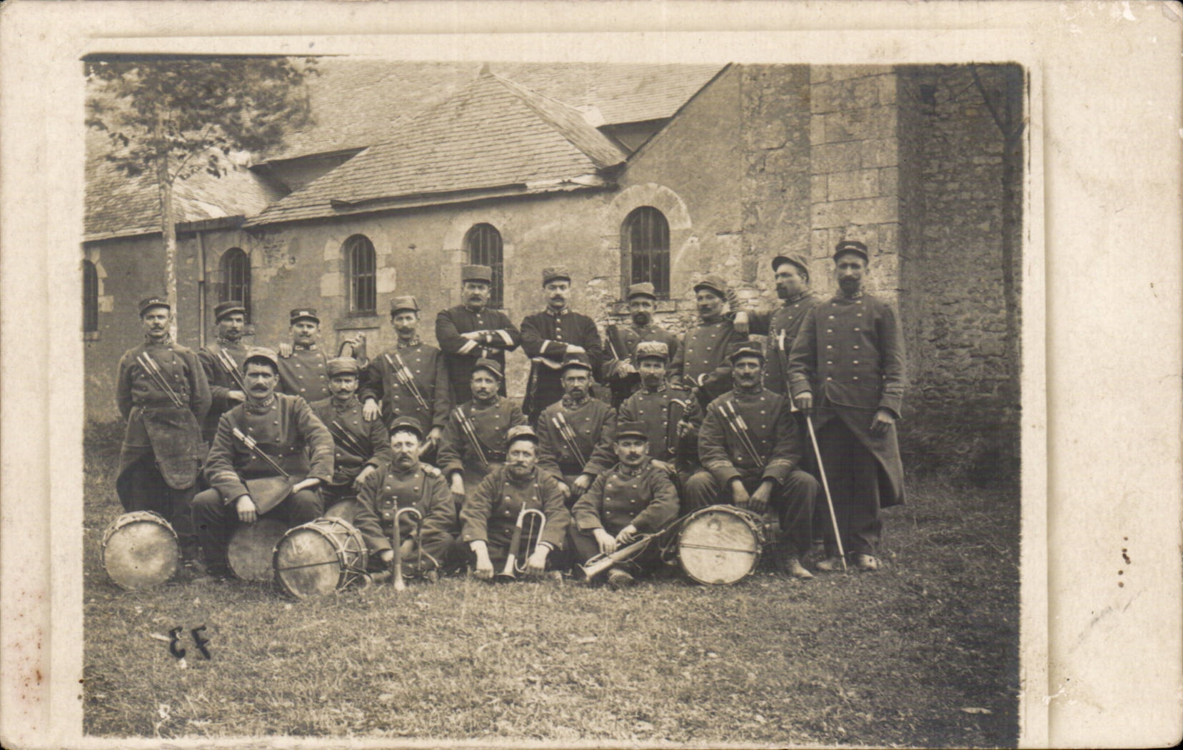 Teil des 3. Bataillons — 138. Territorial — Armée de Castelnaud — 9. Oktober 1914 — Verleger nicht sichtbar