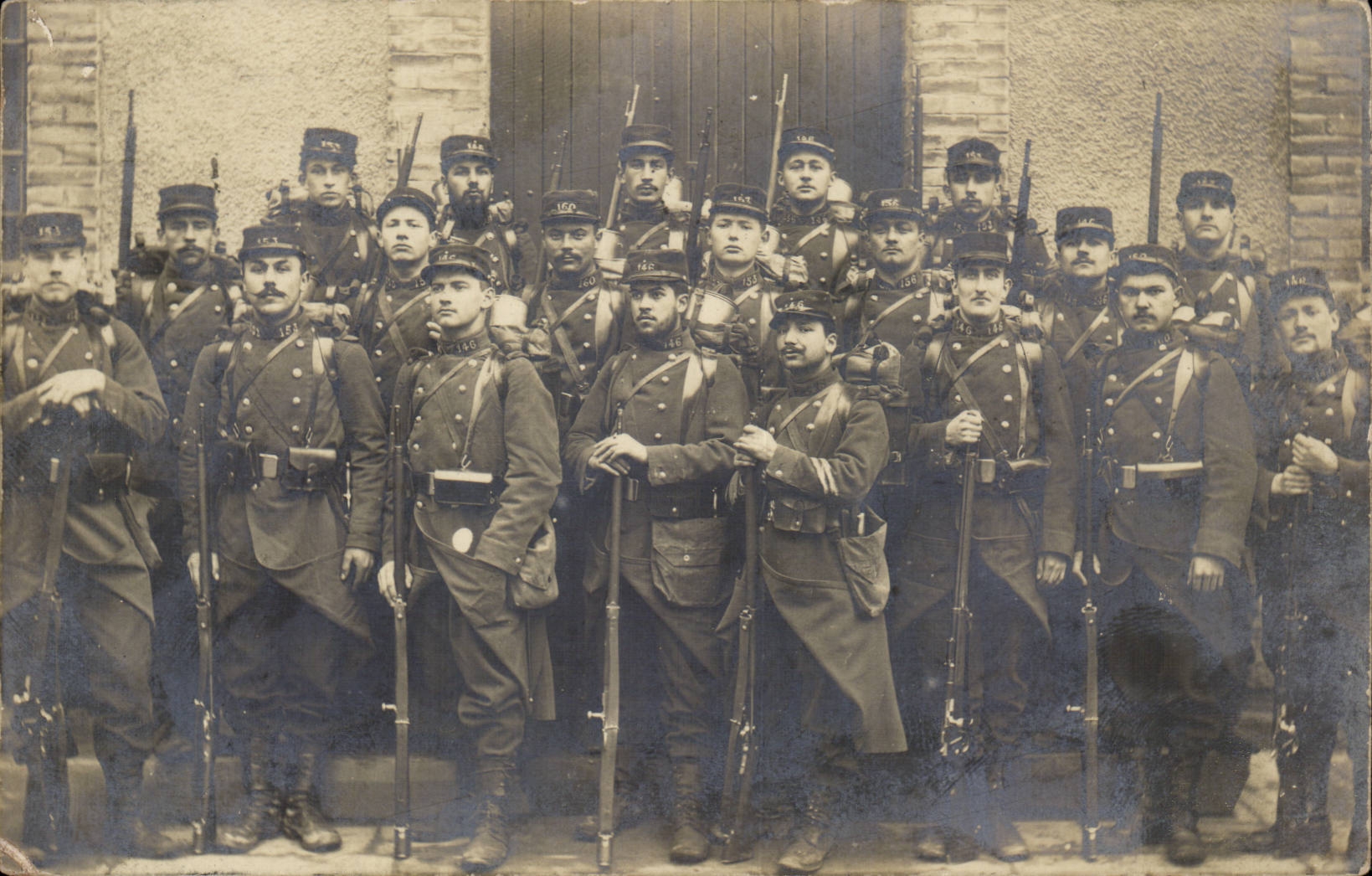 CPA Militaria CARTE PHOTO Regiment Meurthe et Moselle
