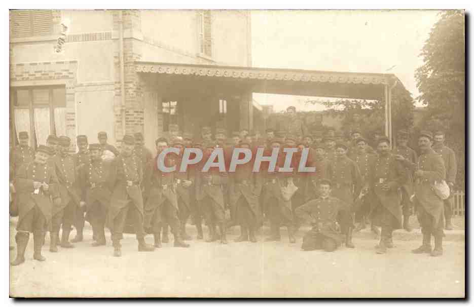 CPA Militaria CARTE PHOTO Regiment 