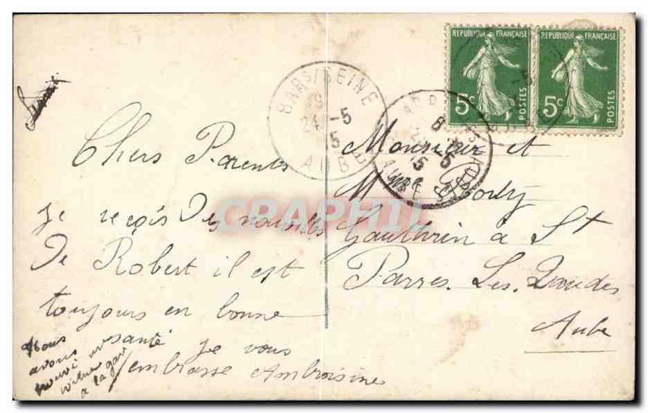 CPA Militaria Quand tu seras grand (enfant) — Rückseite