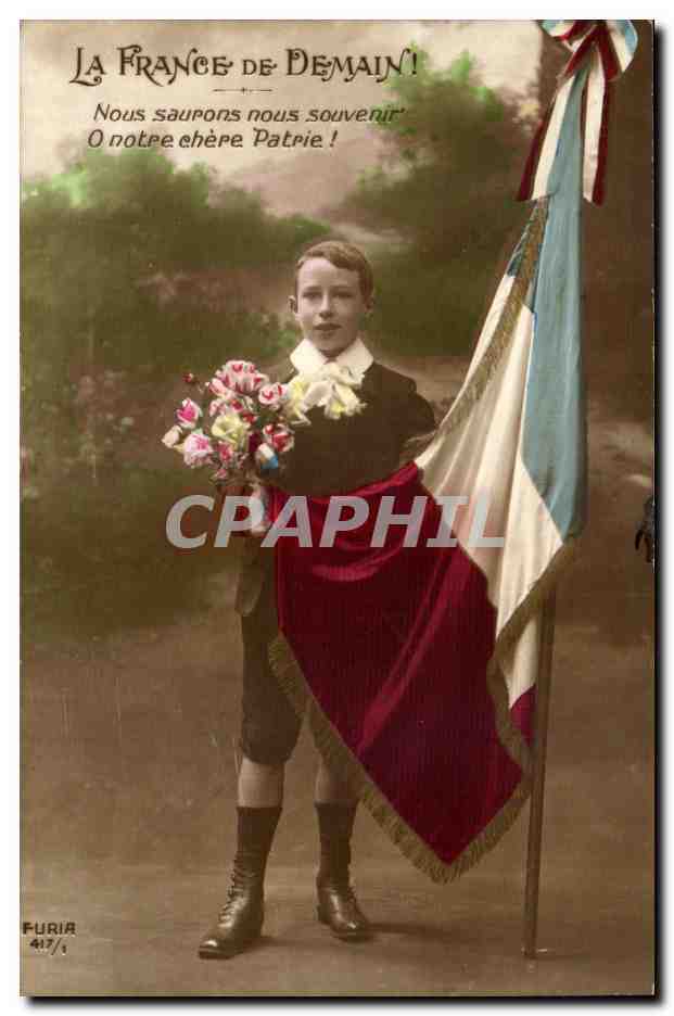CPA Militaria La France de demain (enfant)