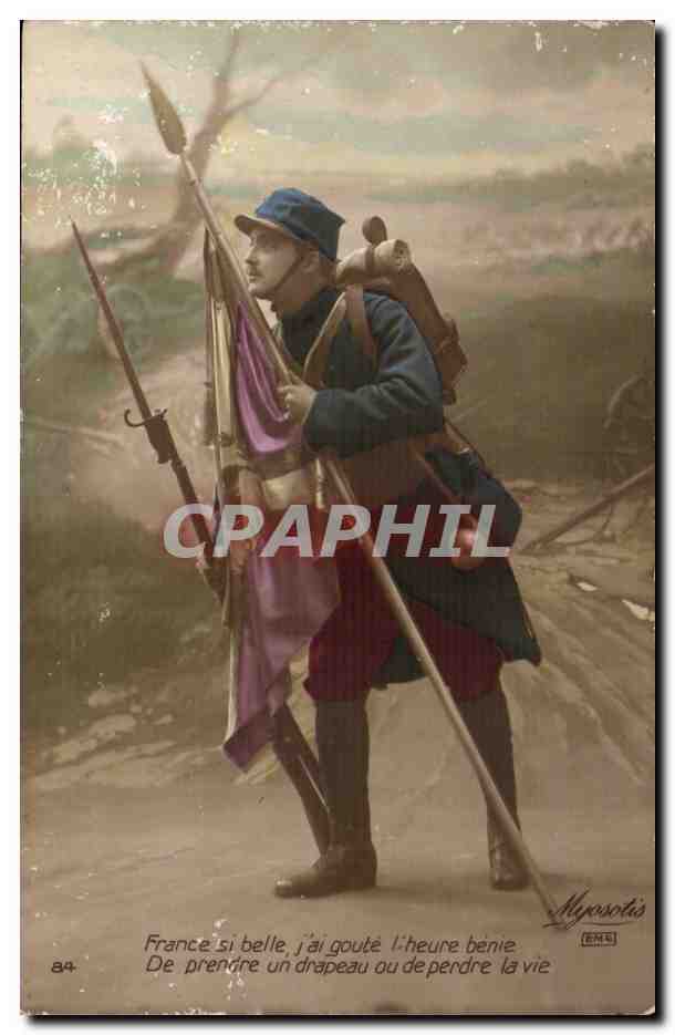 CPA Militaria Soldat Poilu