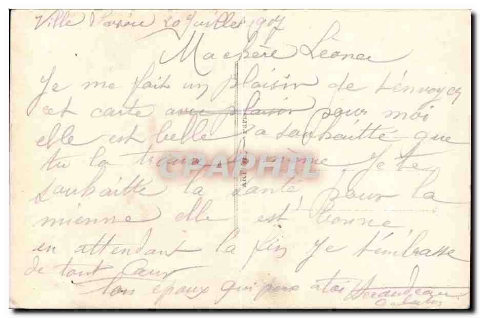 CPA Militaria Message d'amour (femmes) — Rückseite