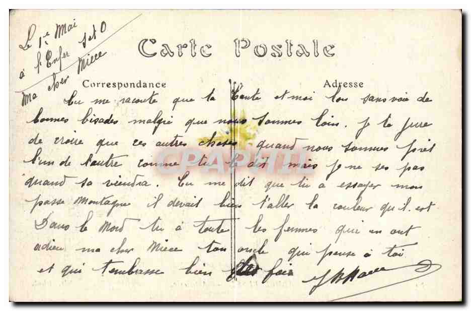 CPA Militaria Armee russe Artillerie (canons) — Rückseite