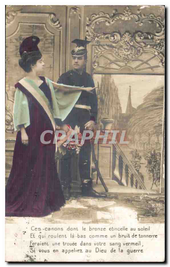 CPA Militaria Soldat Ces canons