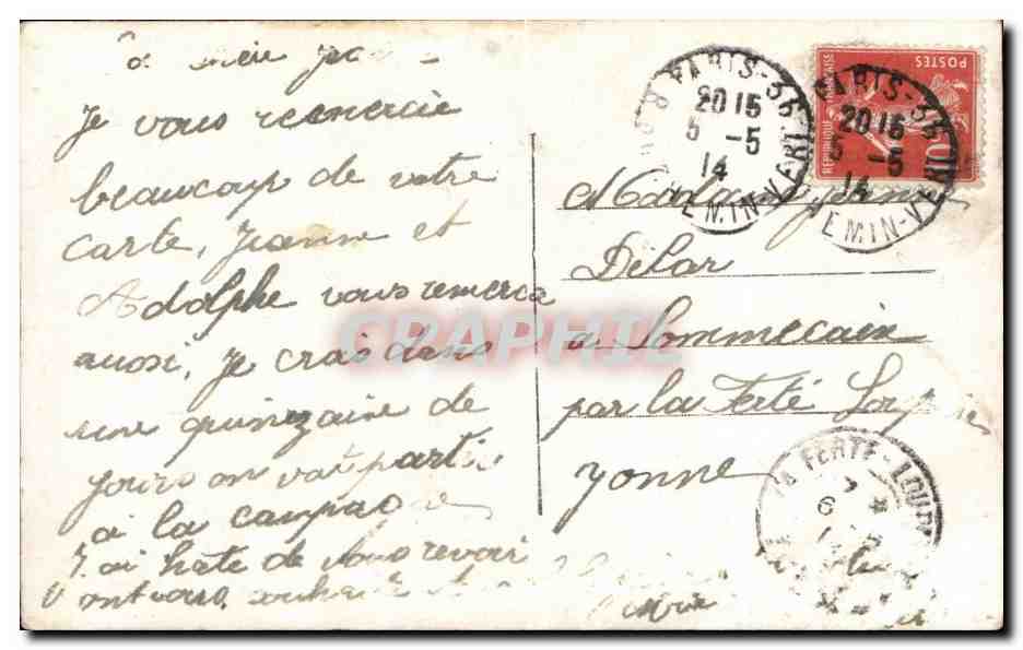 CPA Militaria Soldat Ces canons — Rückseite