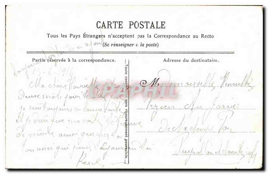 Mon Étendard — 9e RÉGIMENT DE DRAGONS — A. Vincent, Paris n° 27 — Reverso