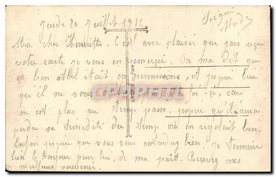 Idylle sous la table — Une contre-offensive a déplacé l'attaque : Sous la tendre pression, un des godillots craque ! — La Favorite, n° 2334, Visé, Paris — Verso