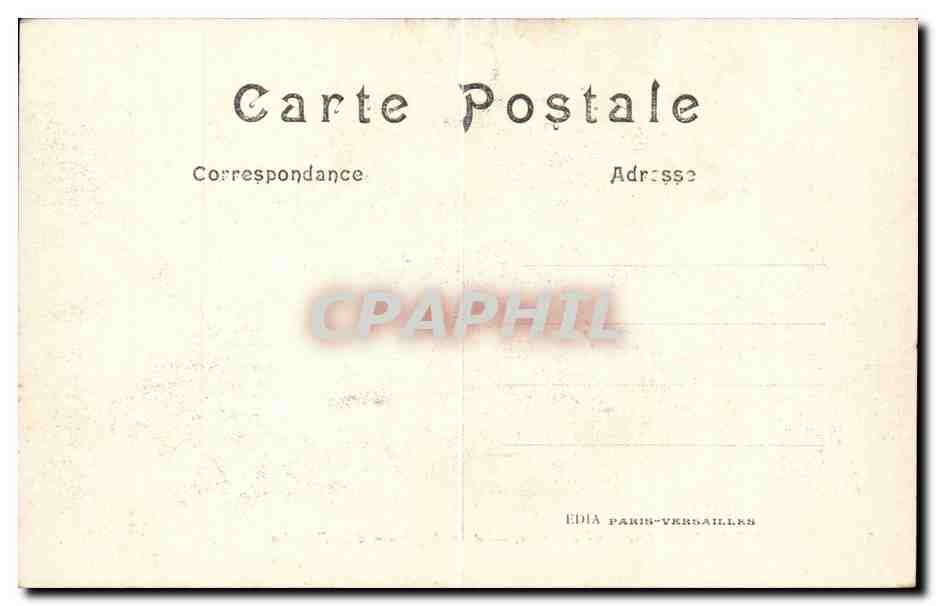 Parc royal d'Anvers — Après le passage d'un Zeppelin — Édition I.L. — Reverso