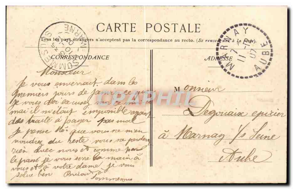 CPA Militaria Passage de riviere du materiel de 75 sur radeau Demontage du radeau TOP — Rückseite