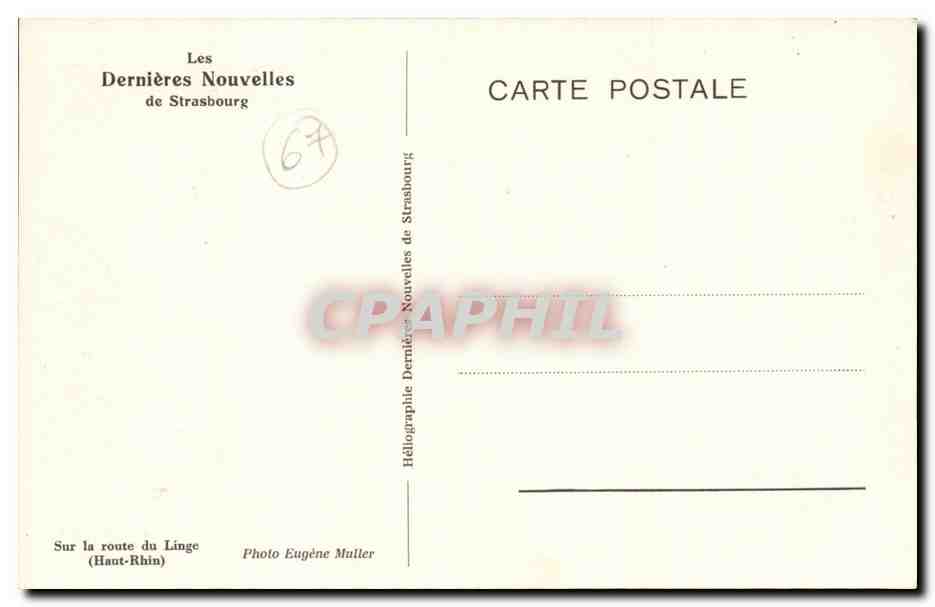 Croix de chemin — Sur la route du Linge (Haut-Rhin) — Héliographie Eugène Muller — Reverso