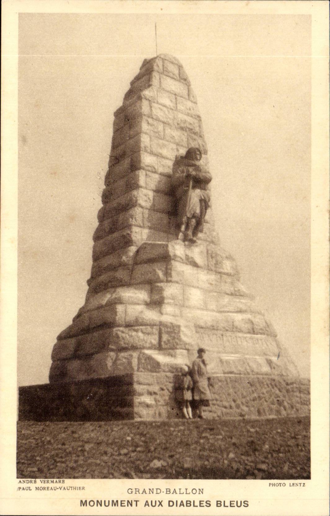 Grand-Ballon — Denkmal für die Blauen Teufel — Foto Lentz