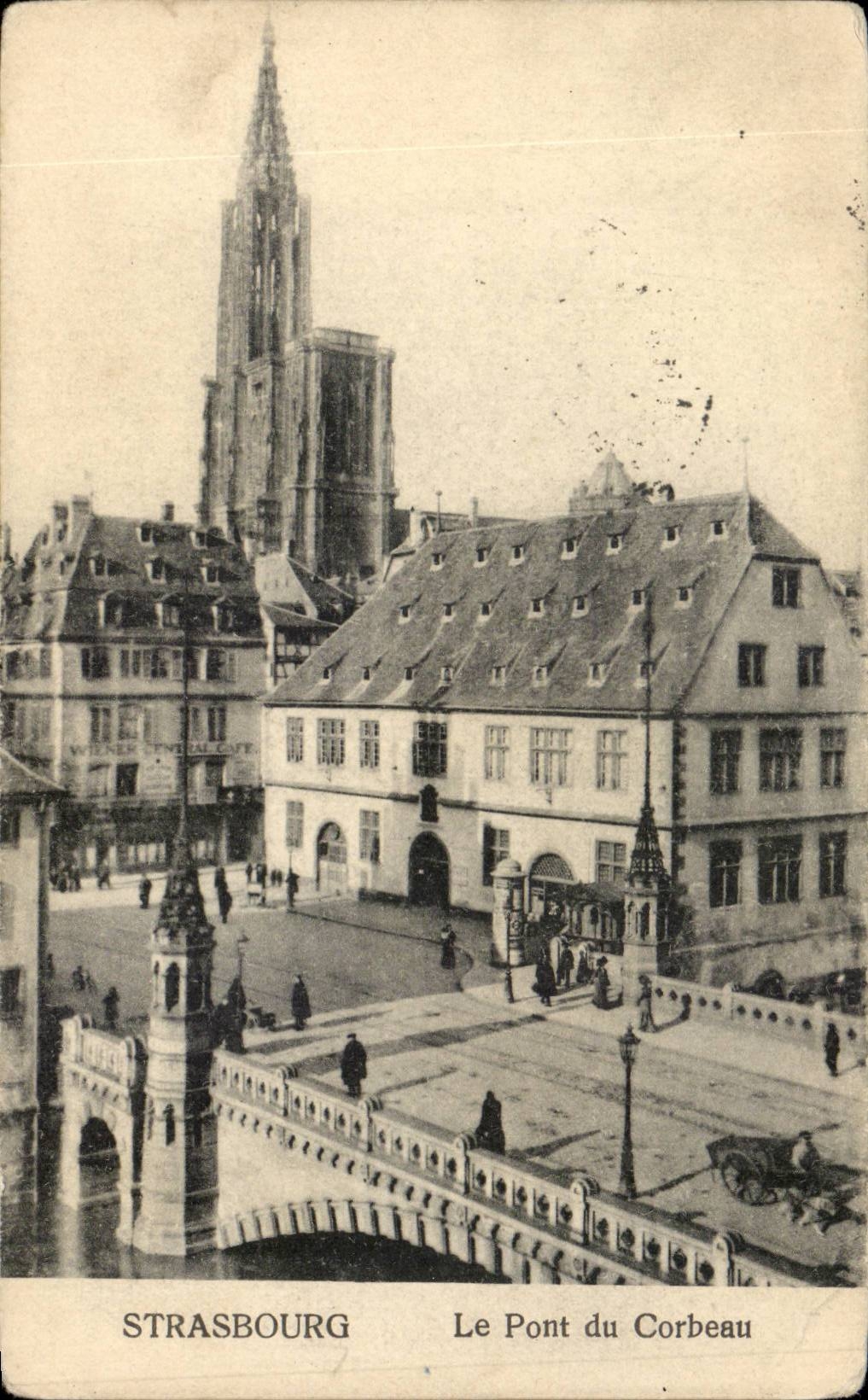 CPA Strasbourg Le pont du corbeau