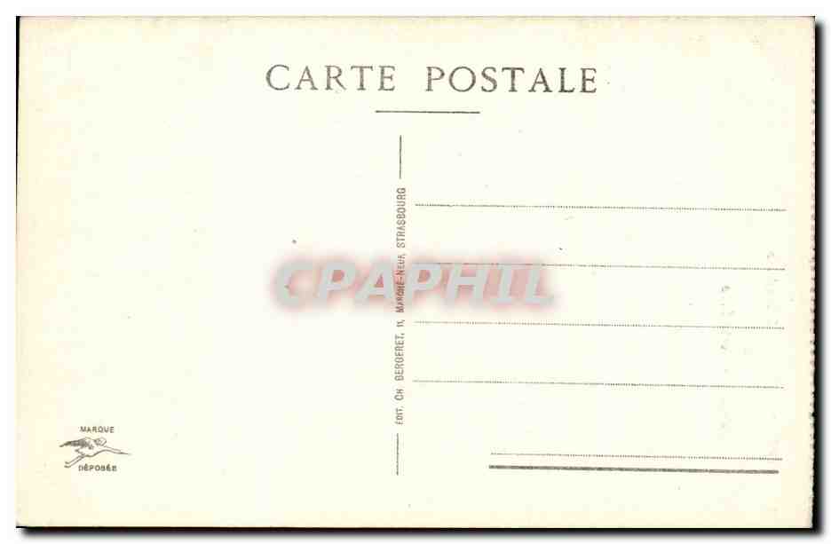 CPA Strasbourg Cathedrale Cote nord — Verso