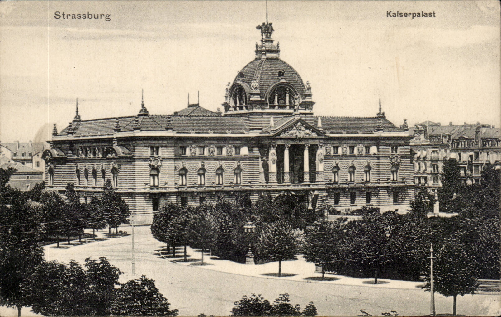 CPA Strasbourg Kaiserpalast