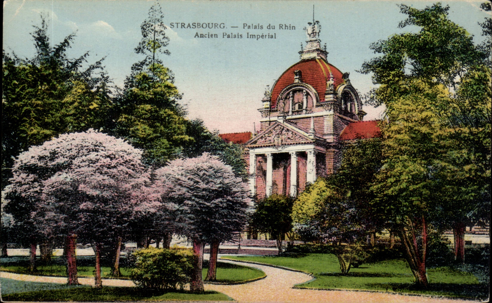 CPA Strasbourg Palais du Rhin Ancien palais imperial