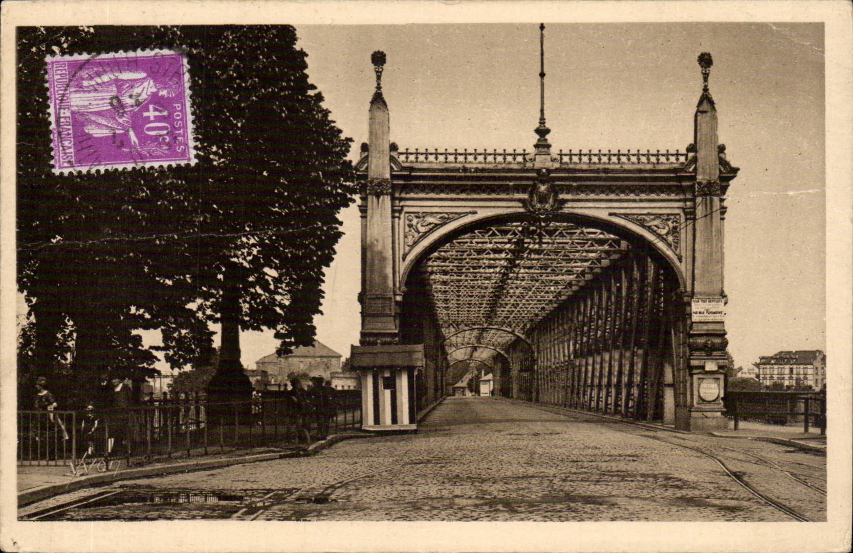 CPA Strasbourg Le pont de Kehl