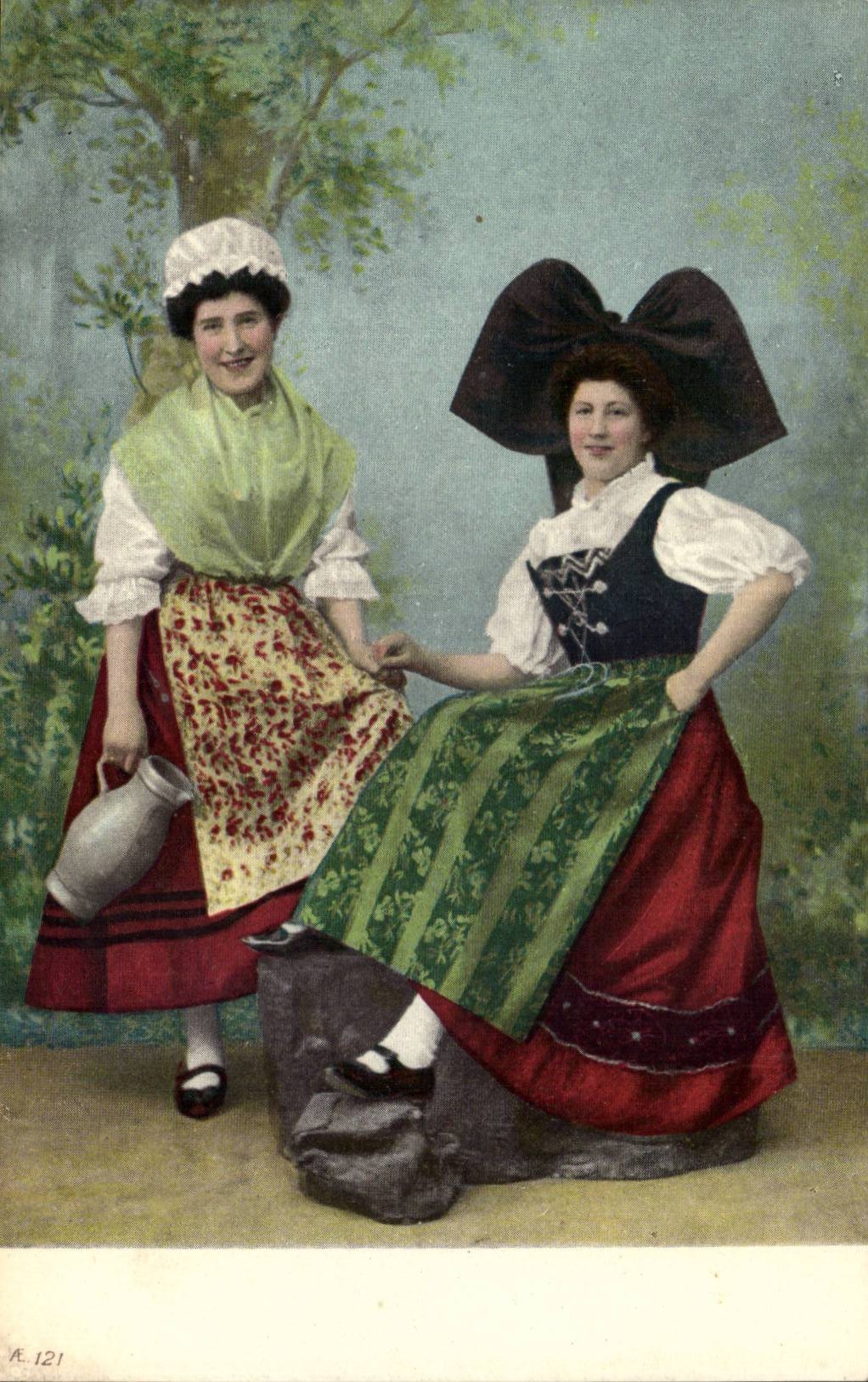 Strasbourg CPA Alsace et Lorraine (coiffe costume folklore)