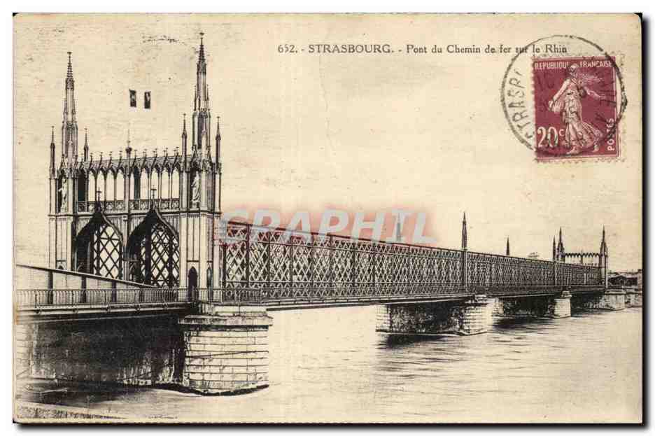 Strasbourg CPA Strasbourg Pont de Kehl