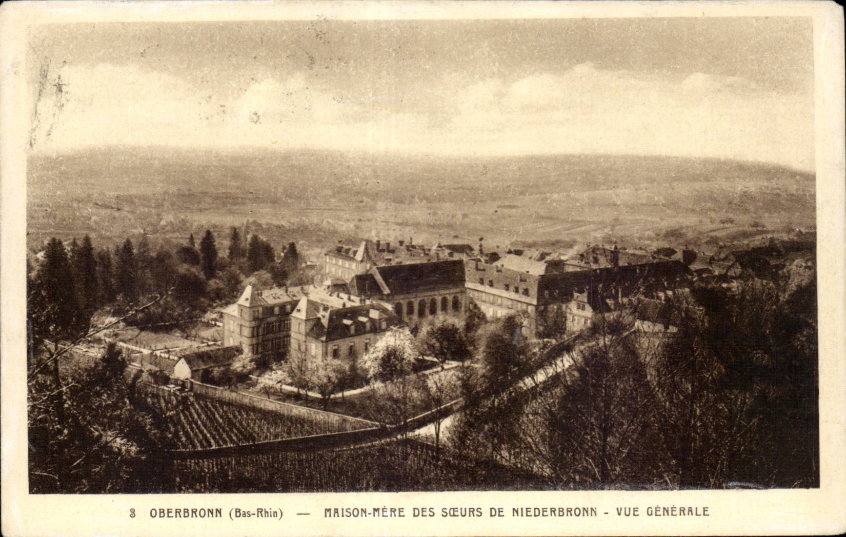 Oberbronn (Bas-Rhin) — Maison-Mère des Sœurs de Niederbronn — Vue Générale