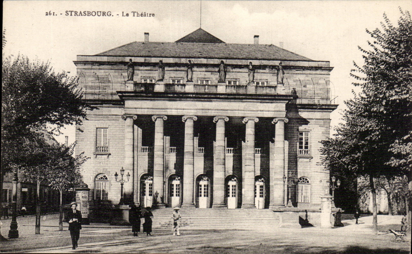 CPA Strasbourg Le theatre