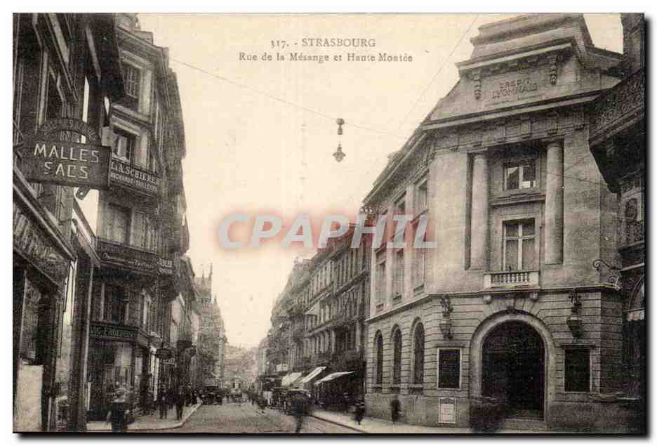 Strasbourg — Rue de la Mésange et Haute Montée — Éditeur inconnu, n° 117