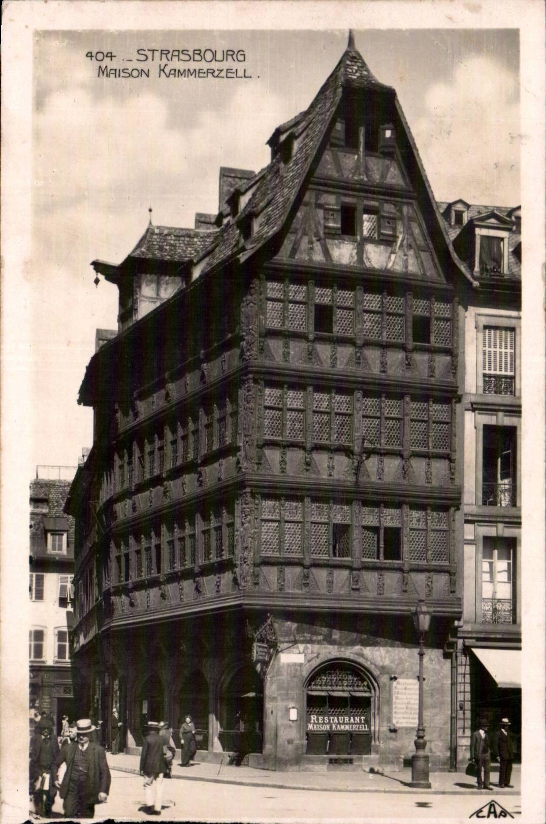 CPA Strasbourg Maison Kammerzell