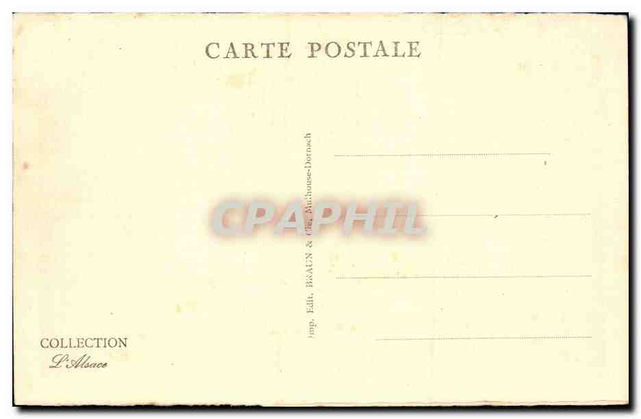 Strasbourg — La Petite Venise — éditeur Baun & Cie, n° 2455 — Rückseite